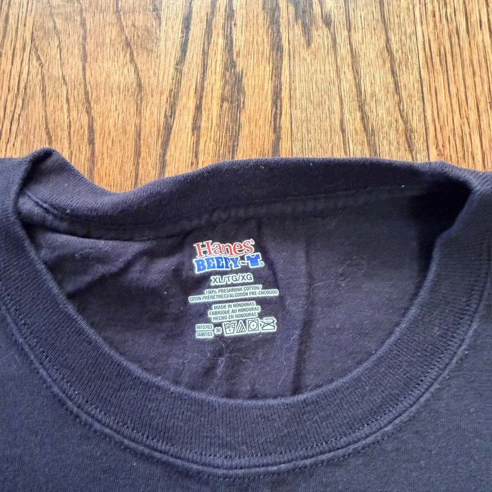 Hanes Beefy-T 2016 College Football Playoff Graphic T-Shirt XL Black NCAA - Picture 3 of 6